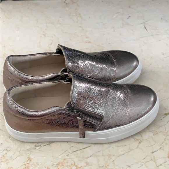 Steve Madden Glaammar Metallic Platform Sneakers - Picture 3 of 7